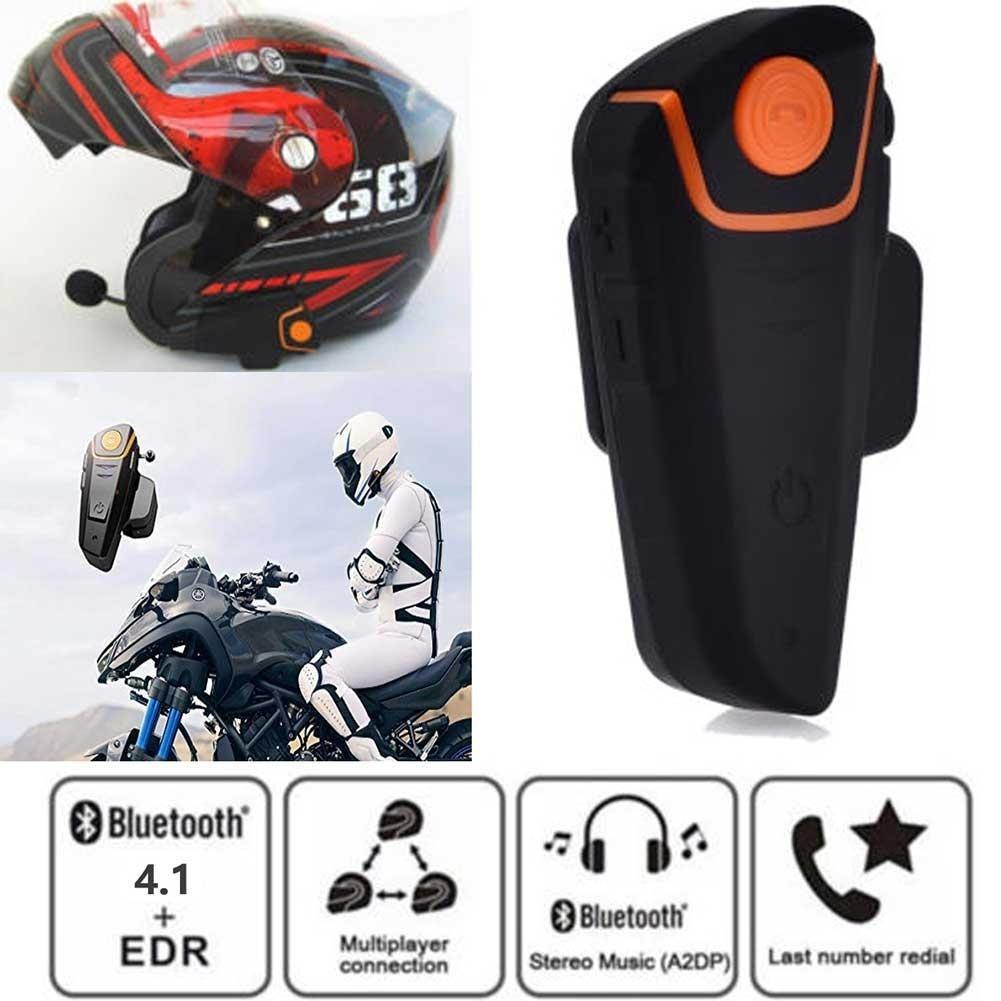 2pcs Bts2 Bluetooth Motorcycle Helmet Headset Mp3 Microphone