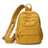 Zaino Compatto con Tasche Multiple con Zip e Tasca Laterale in Rete
