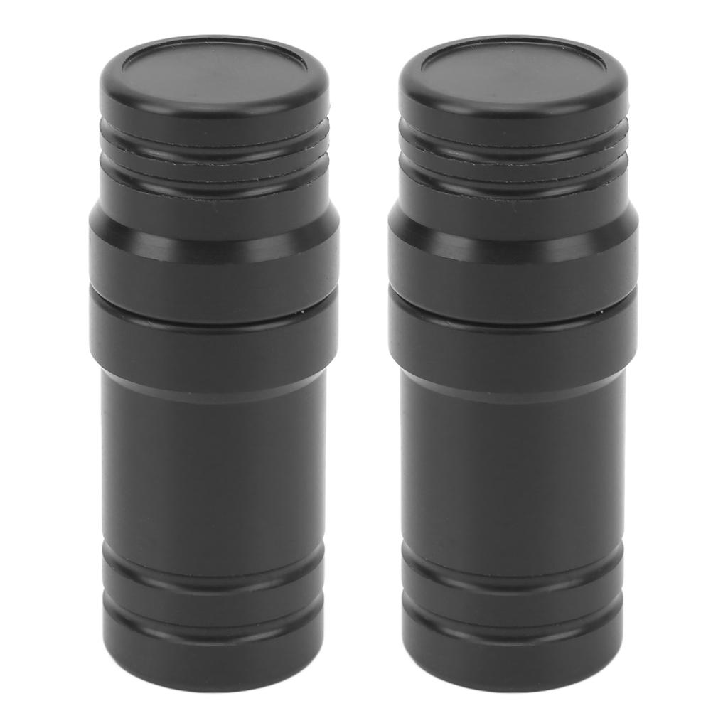 2Pcs Plastic Billiard Cue Joint Protectors Black Pool Cue Stick Joint Protectors Billiard Pool Cue