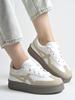 Shoetopia Womens Casual Sneakers || Lace-Up Low-Top Shoes with Cushioned Sole || Trendy Daily Footwear Walking