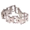 1PC Portable Multifunction Repair Bracelet Stainless Steel Universal 29 In 1 Multi Tool Bracelets