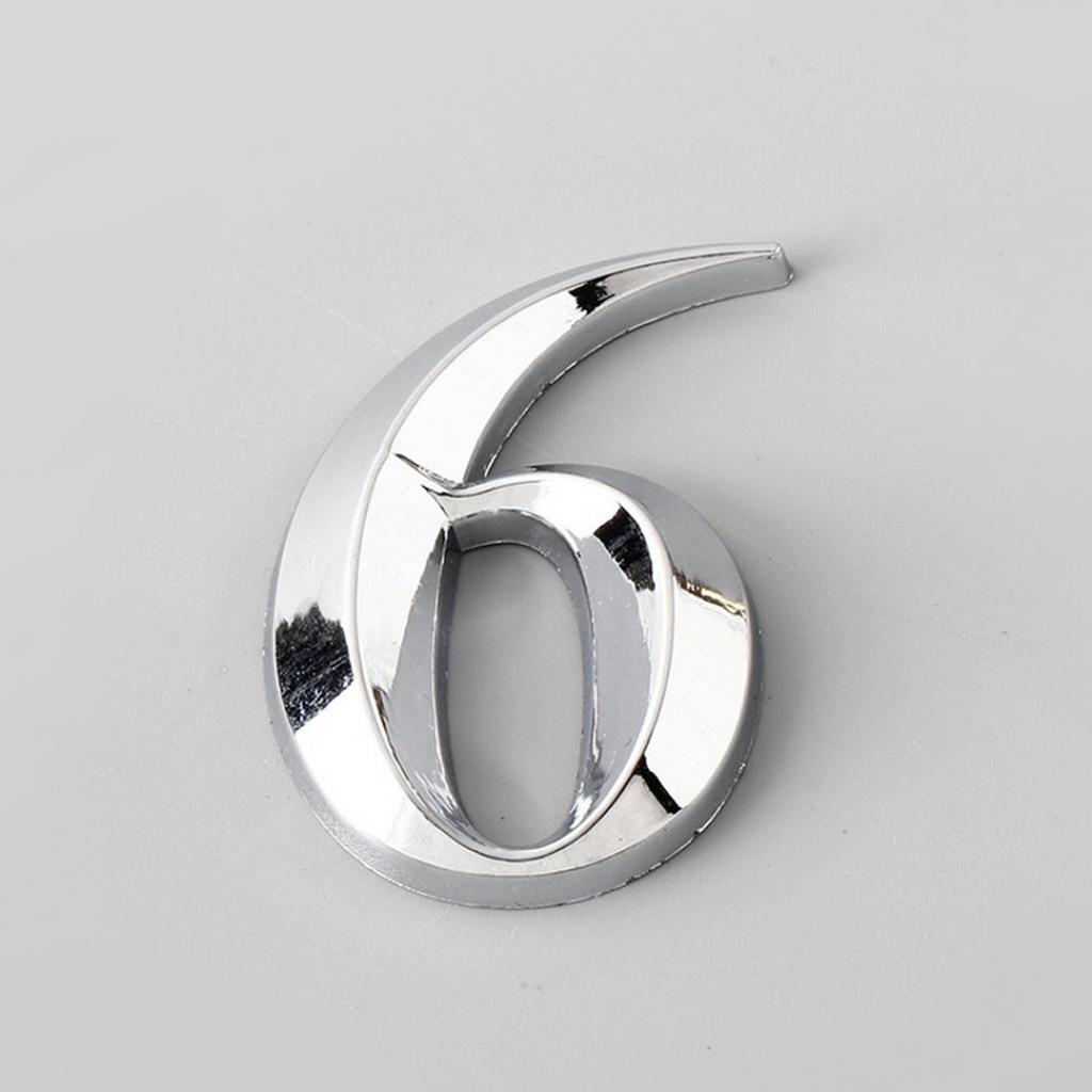 Plated House Door Plaque Address Number Digit Figure Plate Sign Office Address Hotel Home Decor