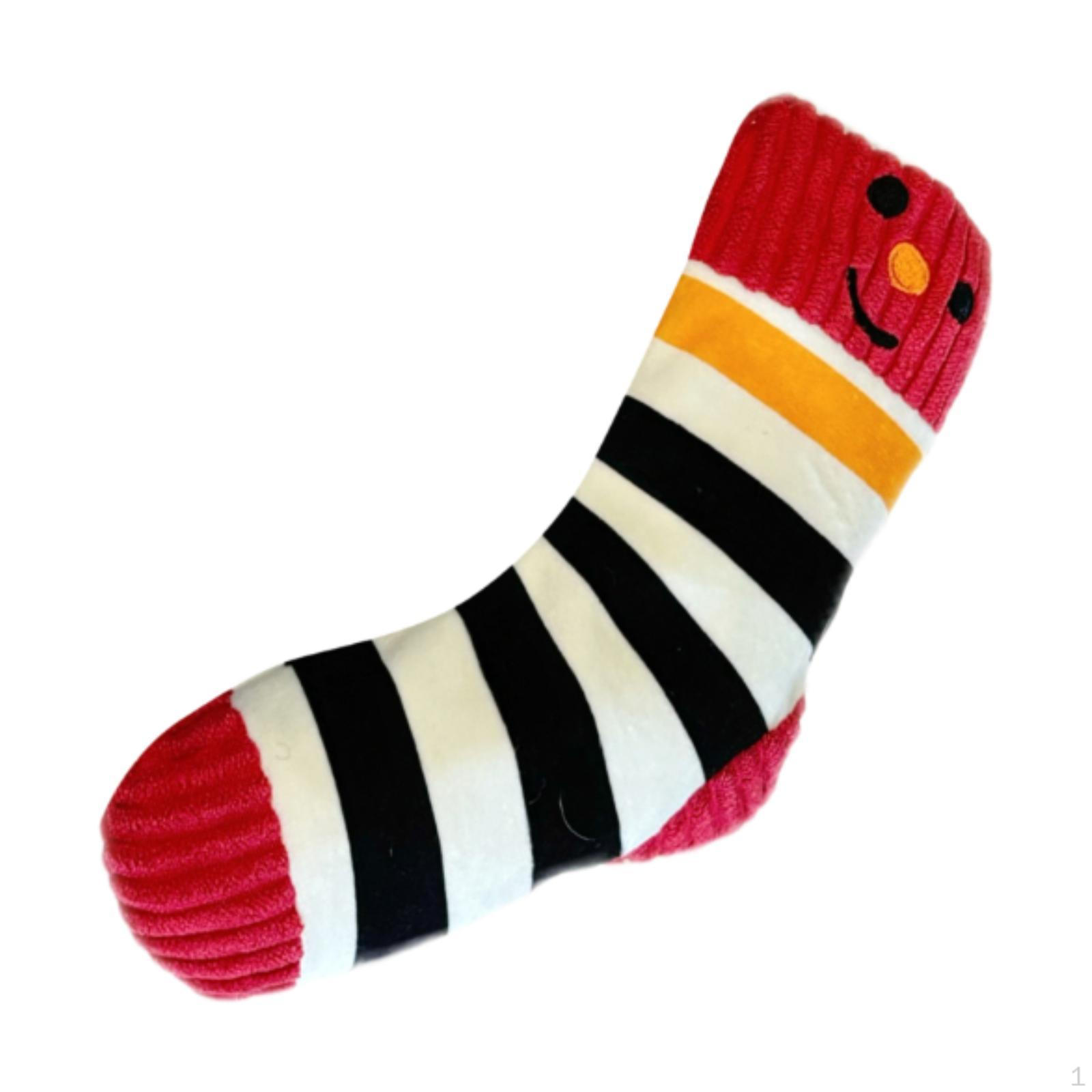 

Собачьи носки для маленьких и средних собак, мультяшные носки-кусаки, забавные пищащие красный