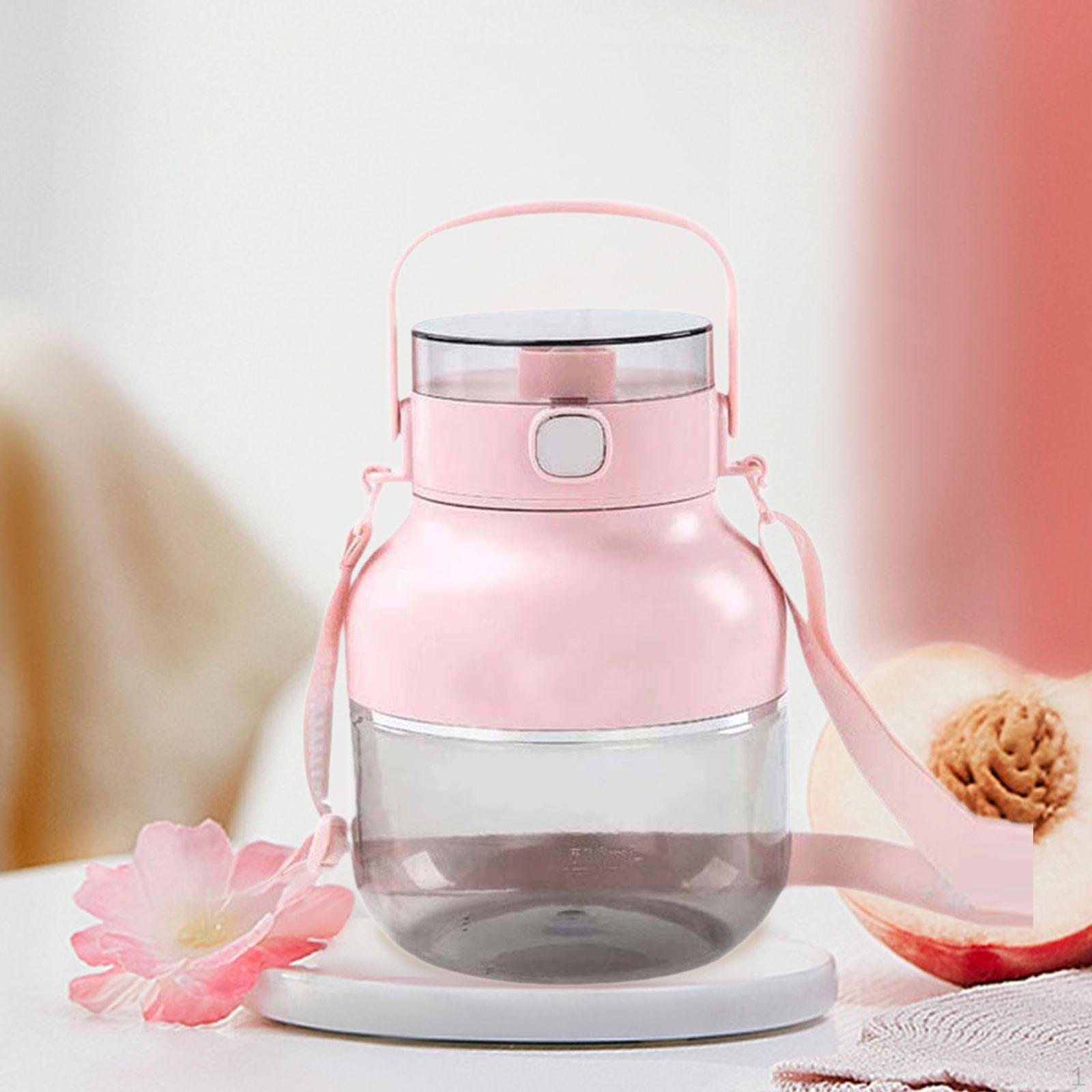 

Электрическая соковыжималка, миксер для фруктовых соков, машина для смешивания, USB-зарядка, маленькая чаша-блендер для кемпинга розовый