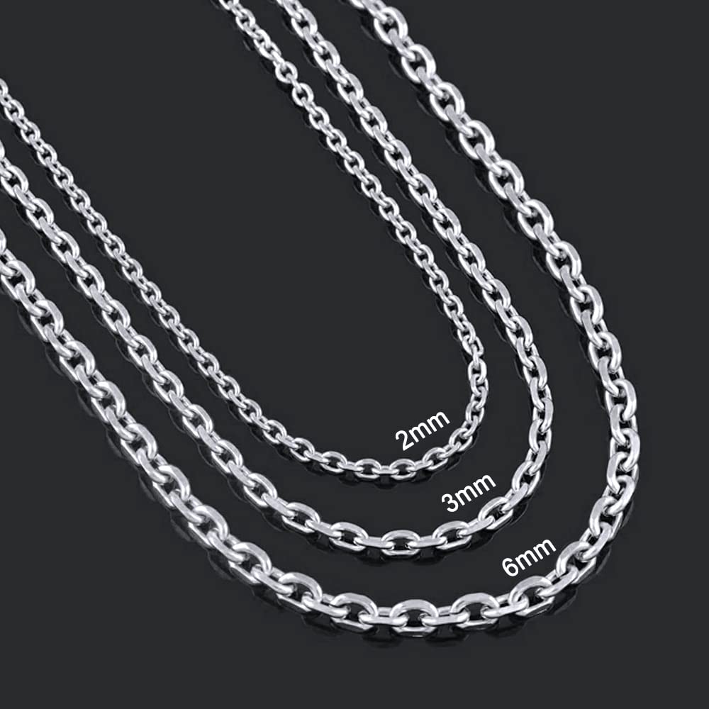 VEXXS Azuki Chain Necklace, 18K Gold Plated, 2/3/6mm Width, Unisex, 45cm, 50cm, 55cm, 60cm, 65cm