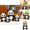 Adorable Plush Panda Dragon Doll Soft Stuffed Animal Gift For Kids 25cm To 65cm Sizes