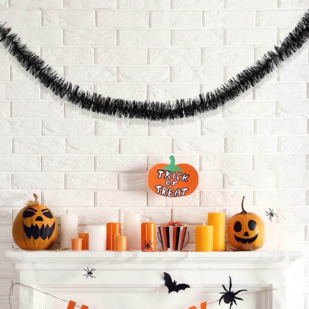 Meter 2 Versatile Black Streamers For Halloween Decorations And Occasions Festive