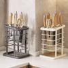 Square Kitchen Utensils Storage Holder Black White Kitchen Countertop Storage Rack  Kitchen Use