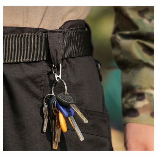 YFFSFDC Carabiner Snap Hooks, Pack of 10, 4.5cm, Mini Carabiners, SUS304 Stainless Steel, Lightweight, Durable, Stylish, Multifunctional, Spring Hooks