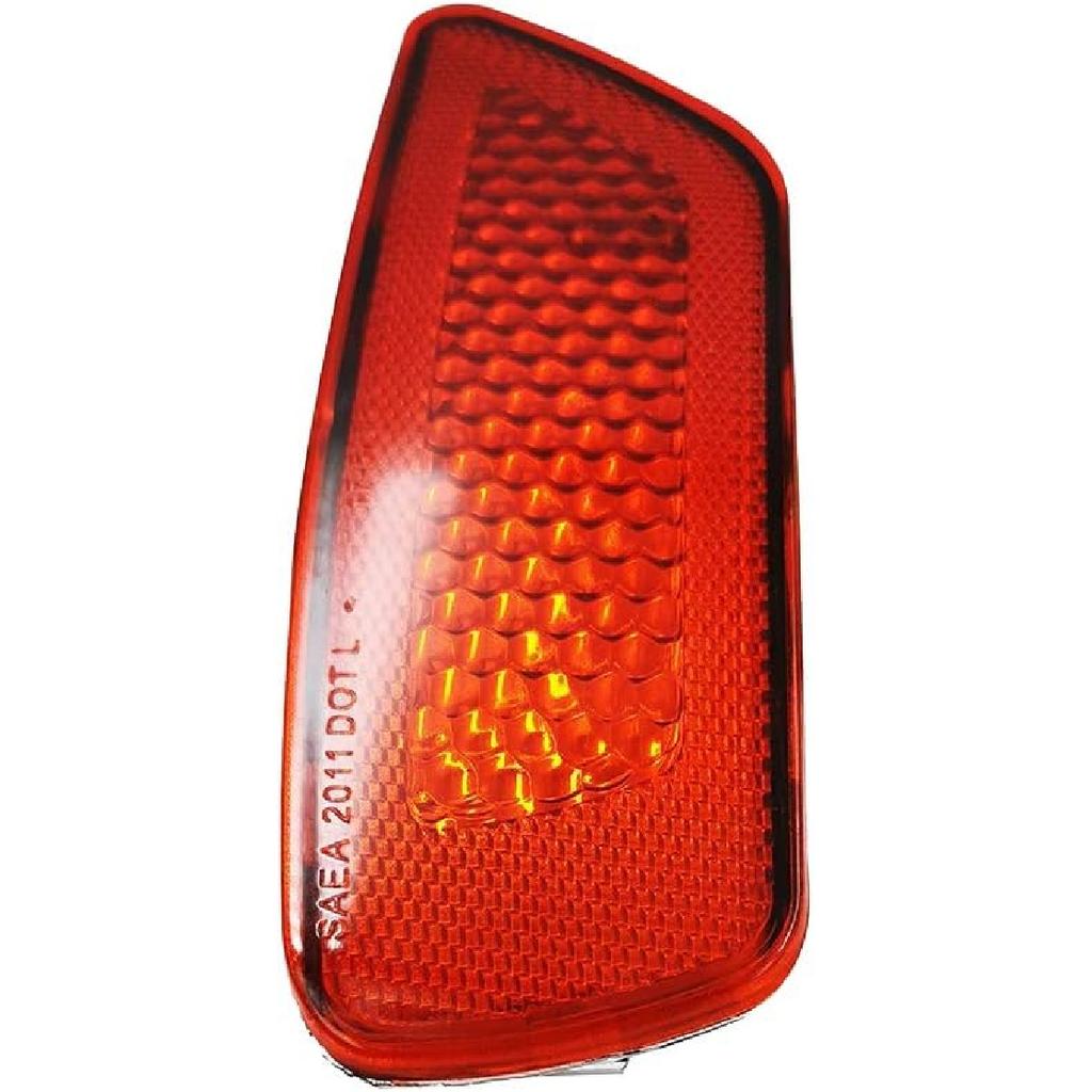 GSRECY Rear Bumper Trim Reflector Light Lamp Replacement for Jeep Grand Cherokee Compass Dodge (Left)