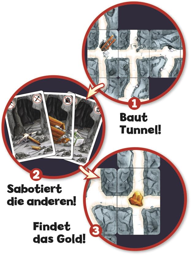 Saboteur 20 AMIGO Kartenspiel Jahre-Edition -