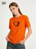 Lovely Heart Butterfly Printed T-shirts For Women High Quality Breathable Tees Ladies Home Outdoor Casual Sports Fashion Tops