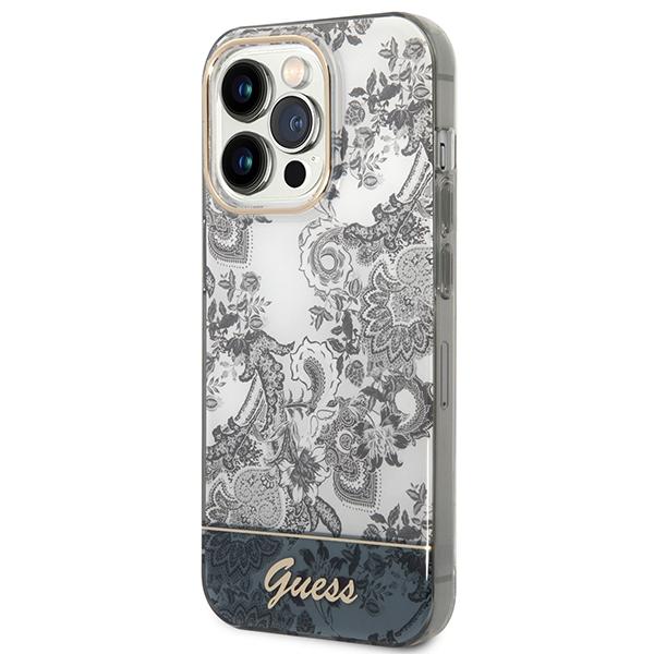 Guess Guhcp14Xhgplhg Iphone 14 Pro Max6,7 Szary/Grey Hardcase Porcelain Collection