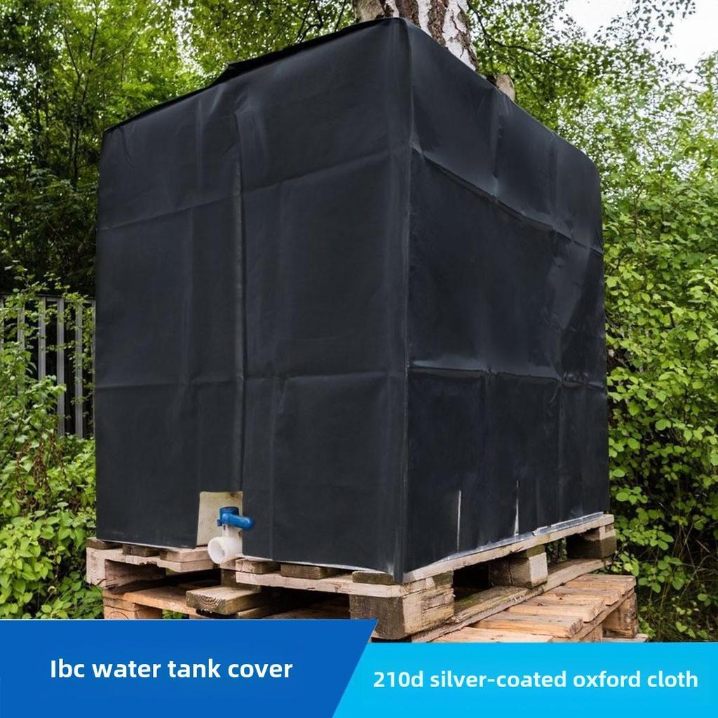 210D Waterproof IBC Ton Barrel Cover - 1000L Dustproof & Insulated Outdoor Water Tank Cover