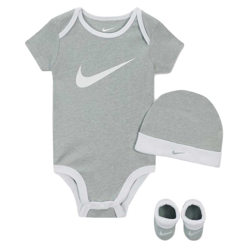 

Nike Baby Set with Box 3-Piece (Gray, 60-70cm) серый