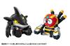 Wave Tachibana Neko Kogyo QOSMOS Series Bee Robo Kabutack Sharkler Spydon Approximately 10cm Plastic Model & Set, Non-Scale, Tall, Pre-Colored Kit,