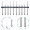 10Pieces PCB Spirals Grooves Drill Bits for Engraving and Precise Circuit Board Work Soft Materials Drilling Accessories