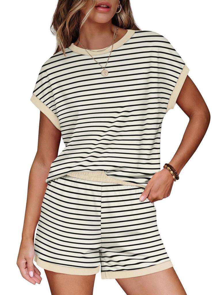 2026 Summer Women's European & American Casual Loose Pajama Set