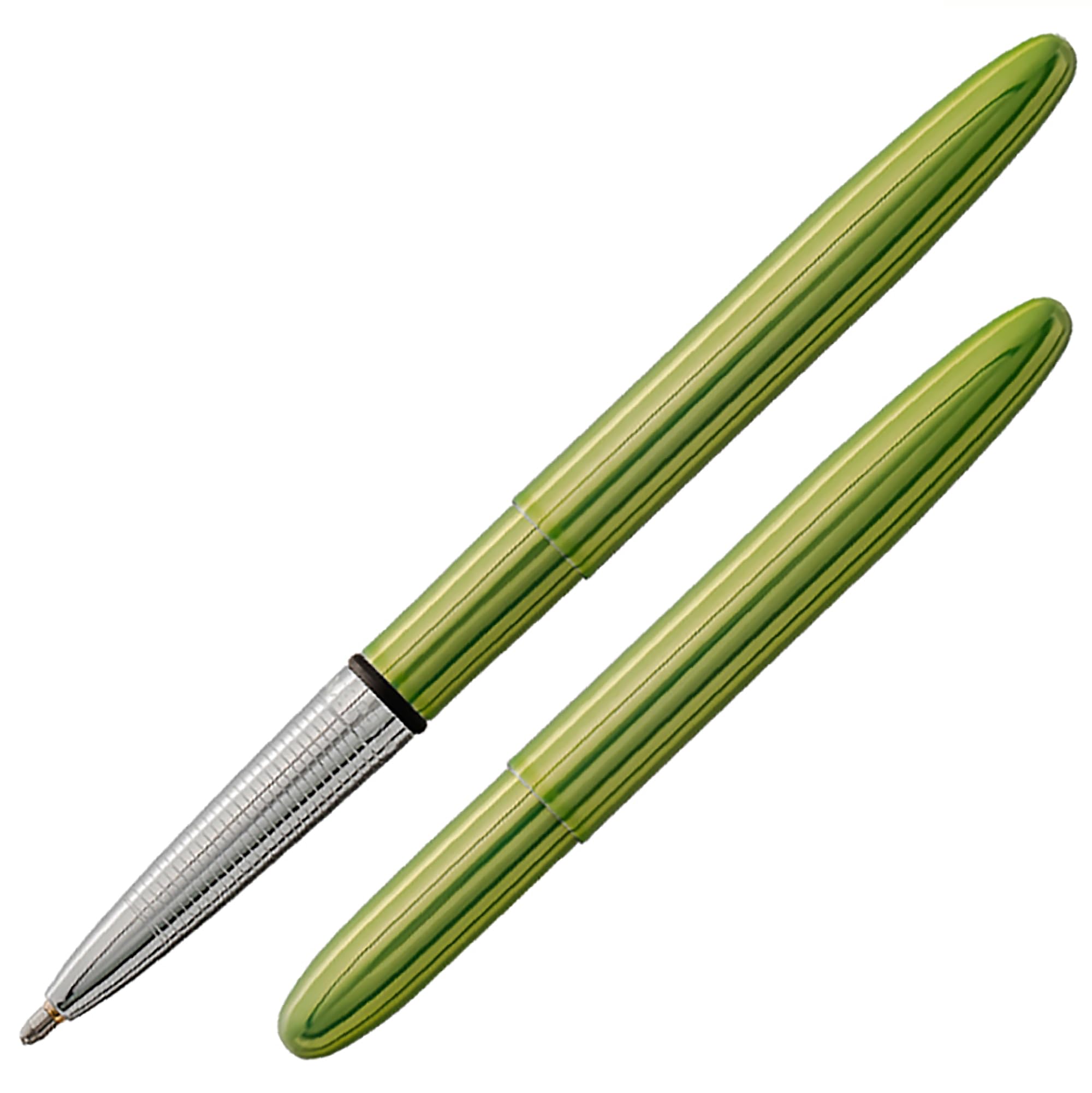 

Fisher BULLET 400LG lime green ballpoint pen lime green translucent bullet space pen 1010306 зелёный