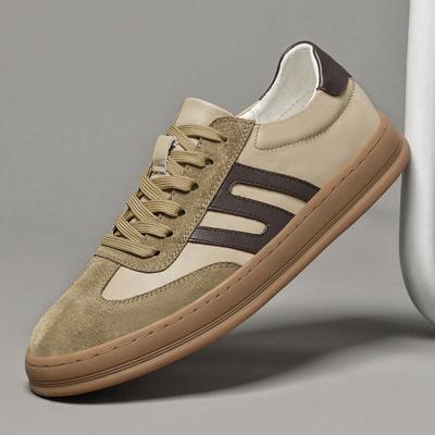 Brand Outdoor Men's Spring New Lace Up Comfortable Anti Slip Sports Board Shoes Retro Men Fashionable Breathable Casual Sneakers