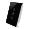 2023 New Luxury  Tempered Glass Aluminum Frame Tuya WiFi Smart Switch Zigbee Smart Light Wall Switch