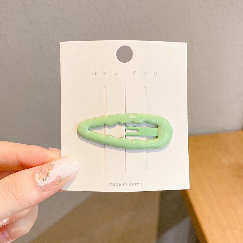 Korean Wave Candy Color Hair Pin Kawaii Simple Basic Hair Clips for Children Headwear Headdress Girls Kids Hair Accessories