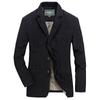 Men's Plus Size Cotton Blazer, Spring/Autumn Style, Casual Suit Jacket 817#