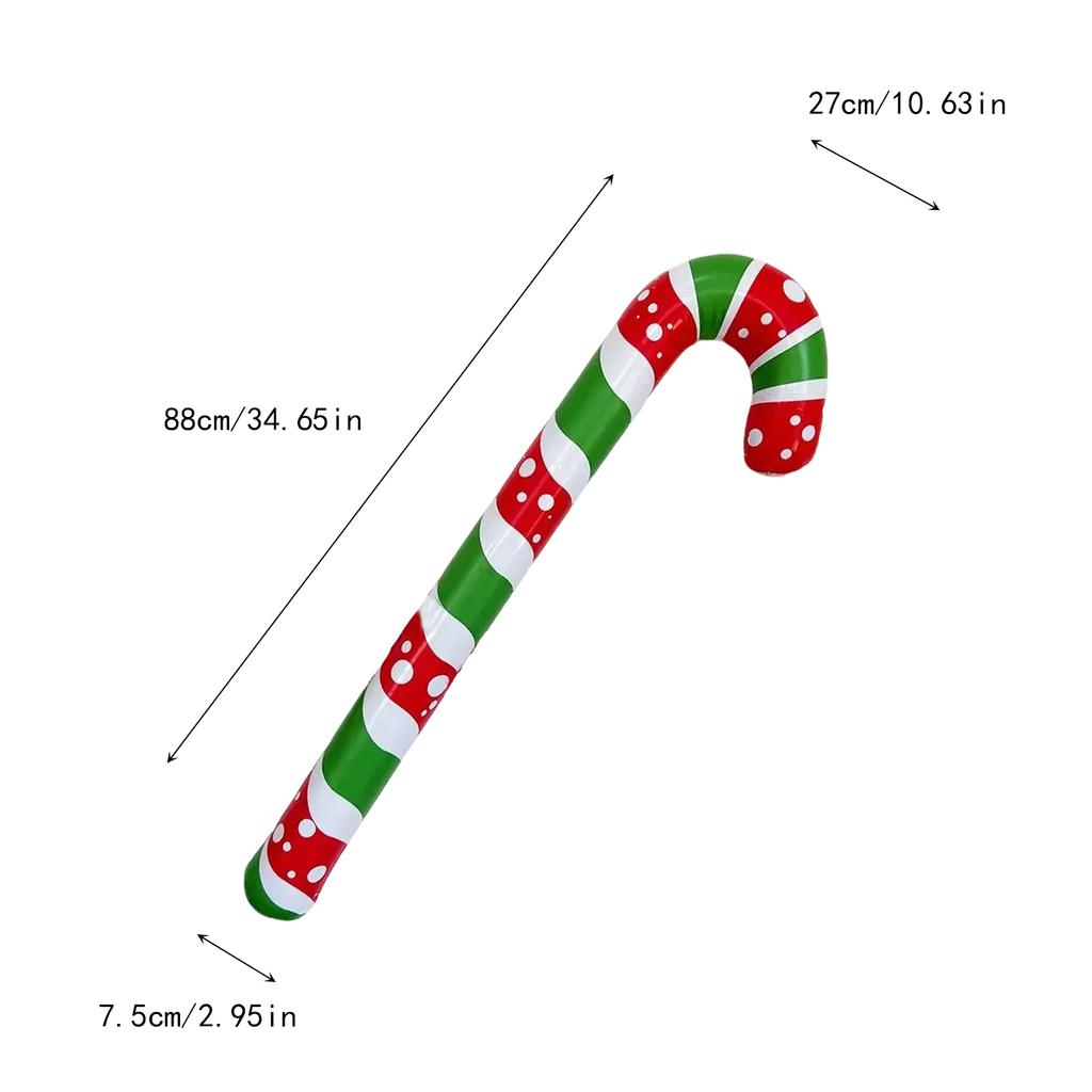 Crăciun Gonflabil Baston de Acadea Design Culoare Acadea Festiv Sărbători Eveniment de Crăciun Cadou Baston Decor Unic de Crăciun Ornament de Petrecere