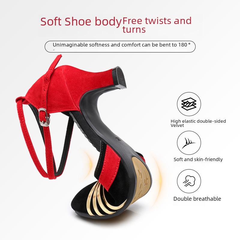 Damen Tanzschuhe mit weicher Sohle - Square, Latin, Ballroom Stile