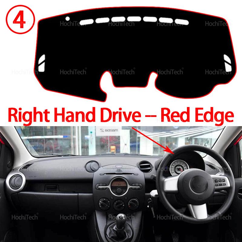 

Dashboard Cover for Mazda 2 Mazda2 DE Demio 2007-2014 Car Dashboard Cover Avoid Light Pad Instrument Panel Mat Case Carpets