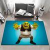 Cartoon S Shrek Floor Mat Eco  Flannel Doormat Non Slip Odorless Indoor Floor Rug Soft Short Plush Home Mat