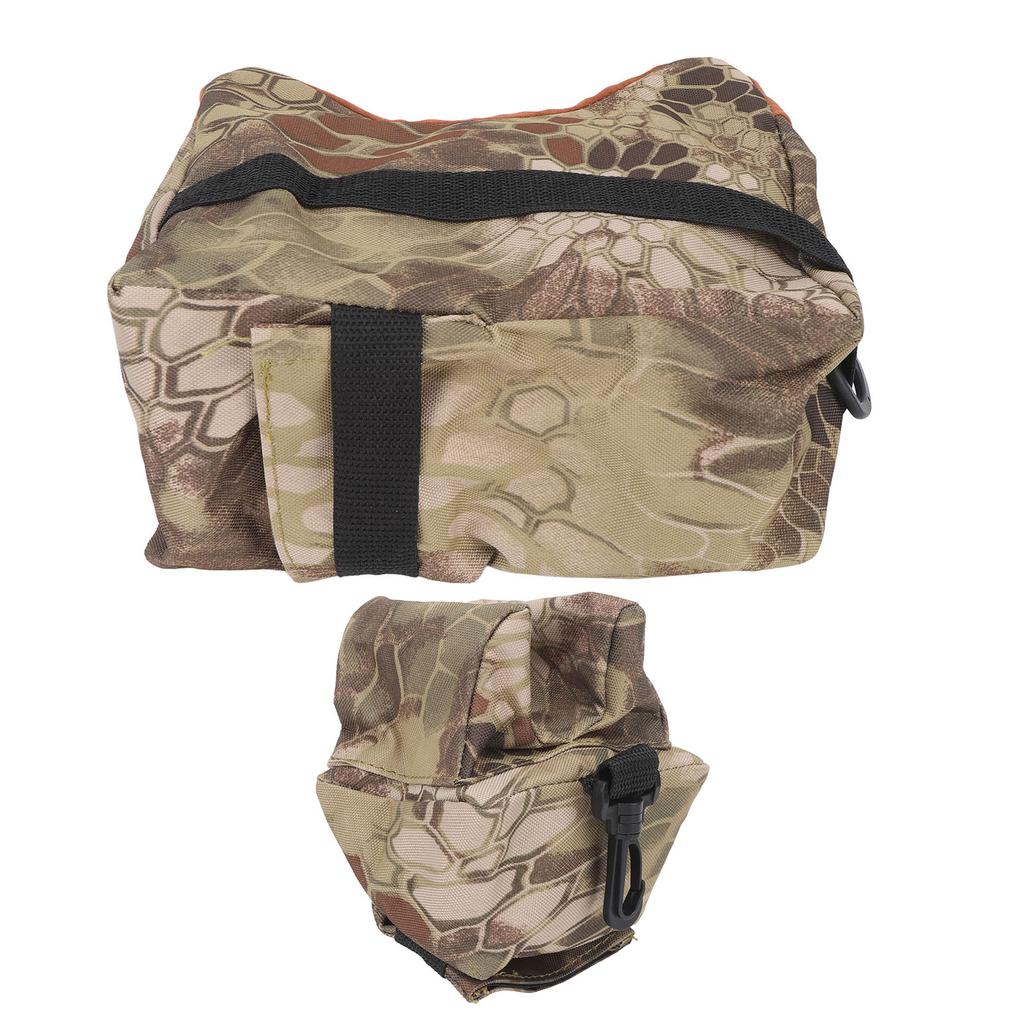 Saci de odihnă pentru tragere, față și spate, combinație de saci cu nisip, față și spate, sac de sprijin pentru tragere, culoare piton