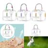 Small Animal Carrier Cage Portable Hamster Carrier Cage Carry Case for Gerbils Small Pet Hedgehog Dwarf Hamster