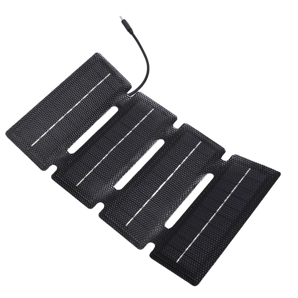 20W Solarpanel,   Dünnes faltbares Solar   141g mit Typ C ETFE monokristallines Solarpanel für Reisen im Freien