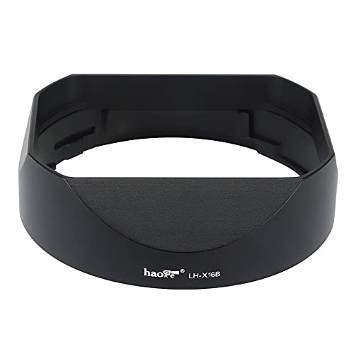Haoge Metal Square Lens Hood + Hood Cap for Fujifilm Fujinon XF 16mm F1.4 R WR Lens