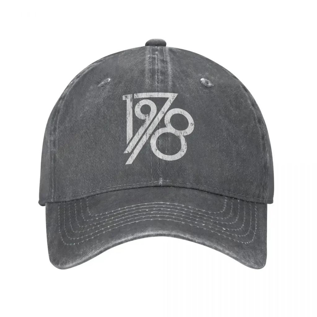 Retro Vintage 1978 Dárek k narozeninám Baseballové čepice Módní Opotřebovaná Praná Snapback Klobouk Unisex WoUnisex Letní Padnoucí Čepice Klobouk