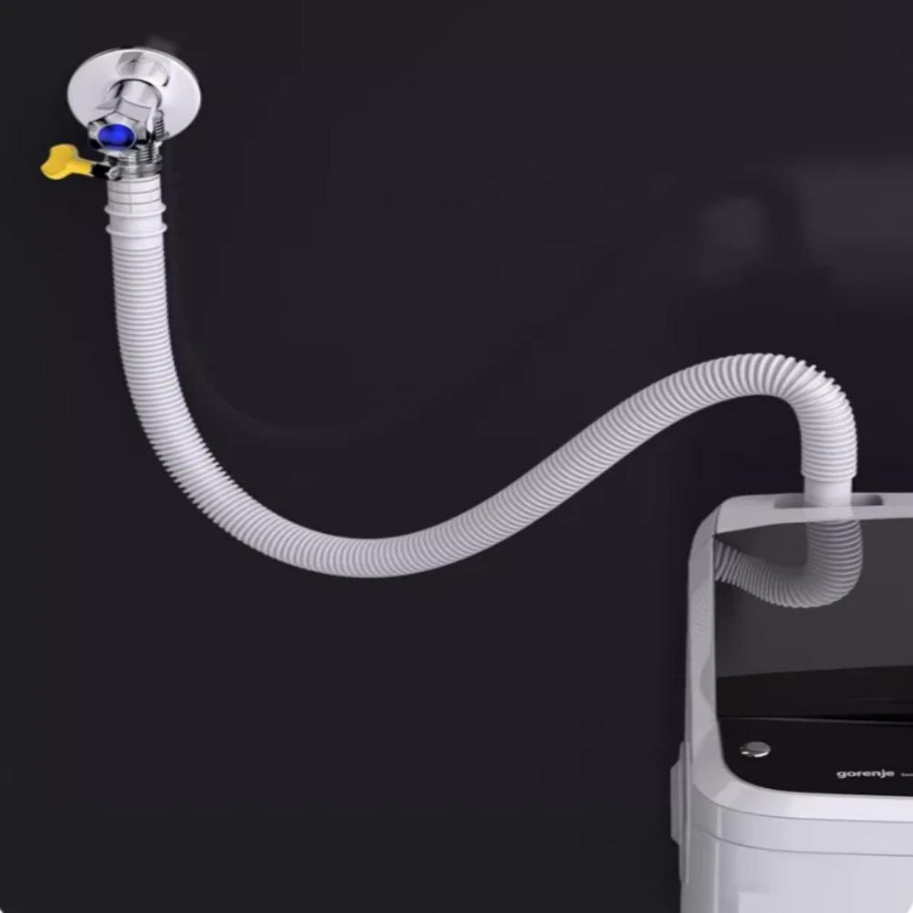 Flexible Washing Machine Inlet Pipe Plastic Faucet Extension Connector Hose  Kitchen