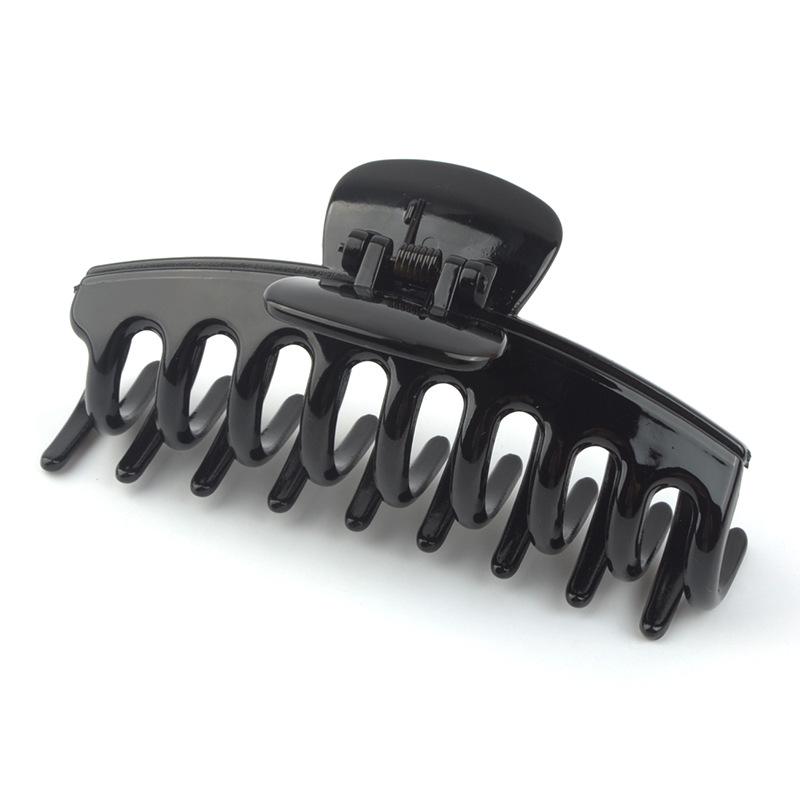 Frosted Large Acetate Hair Claw Clip - Back of Head Hair Grab Accessory