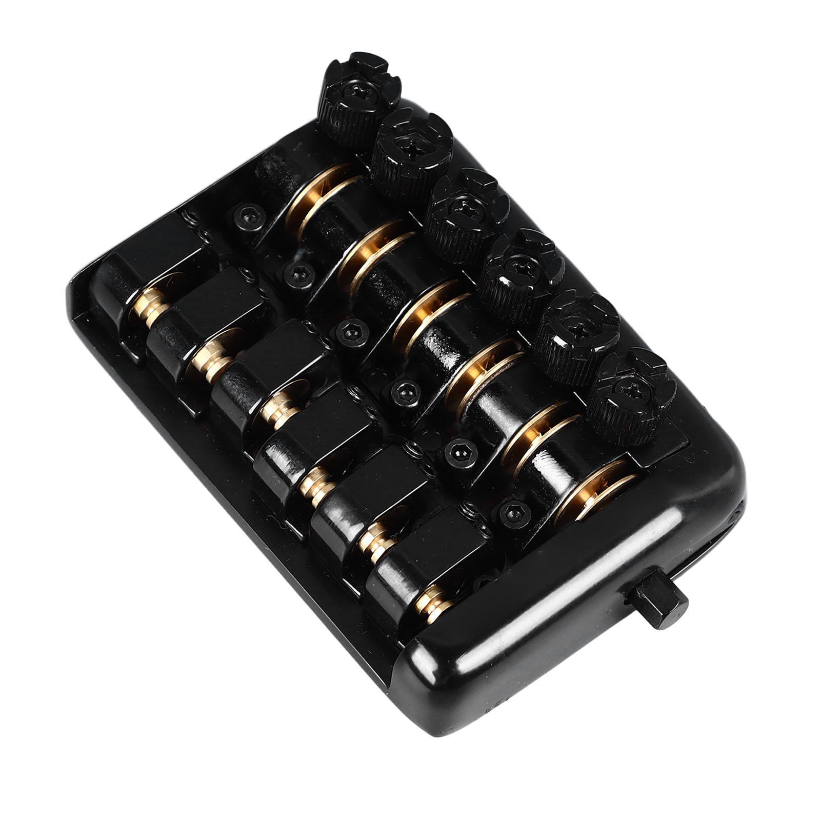 

Безголовая гитара бридж струнодержатель фиксированный 6 струн электрогитары роликовый седло замена