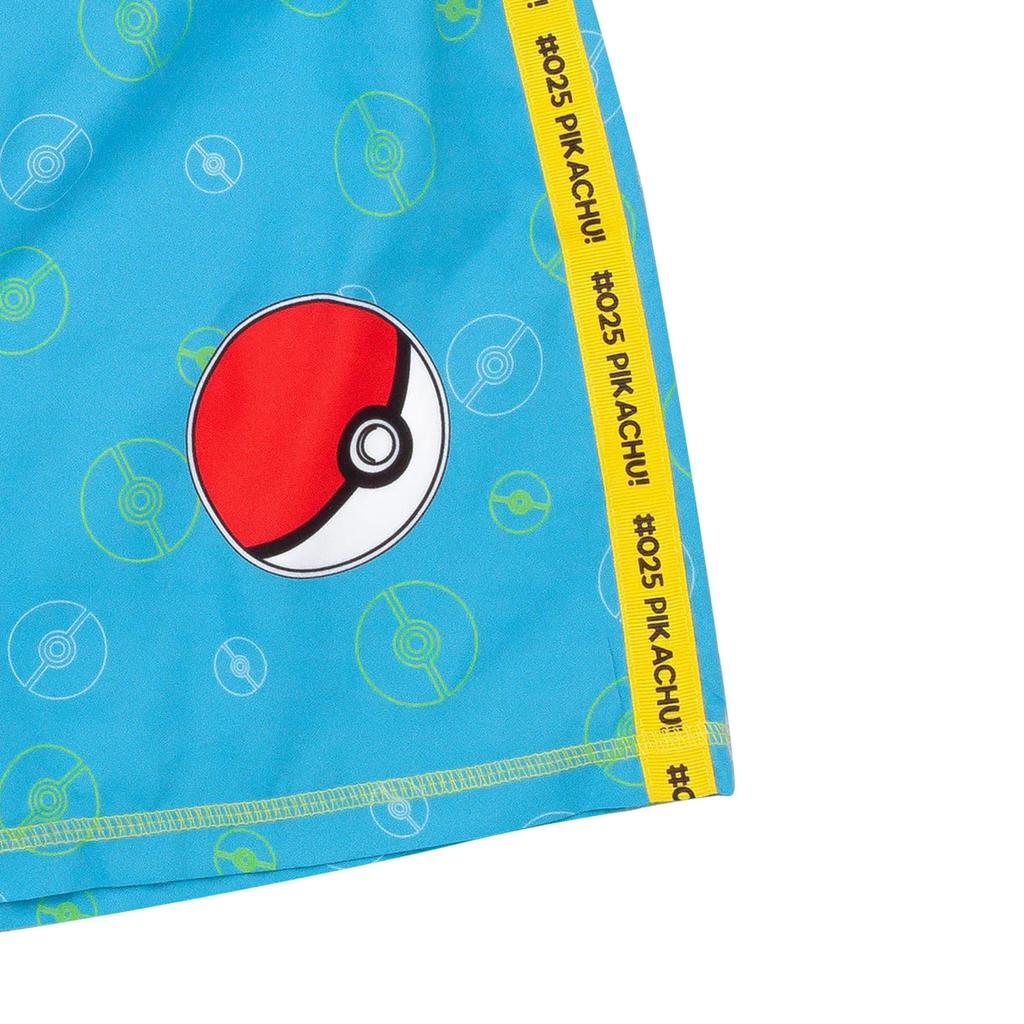 POKEMON Boys Pikachu Pokeball Swim Shorts