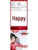 Double Happiness 3D Wedding Ornament & Sticker Set for Bedroom and Living Room Decor