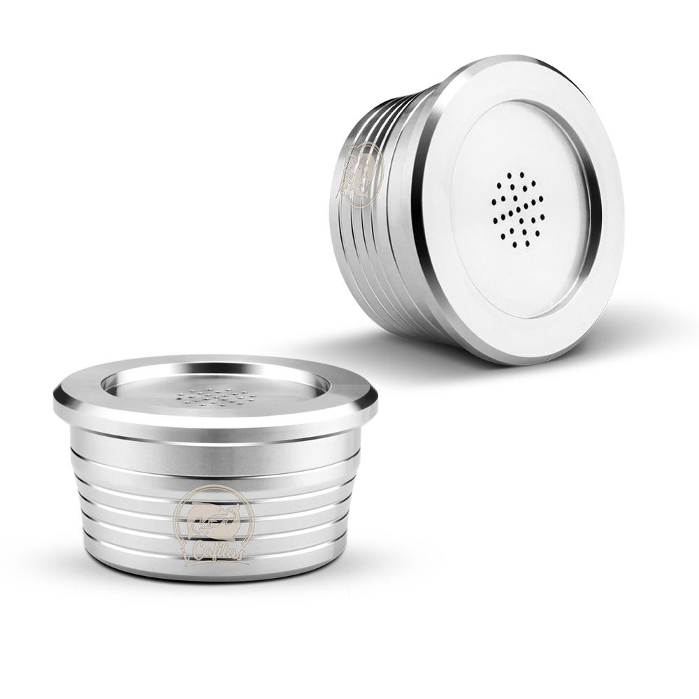 Para Máquina de Café Delta Q NDIQ7323 Cápsula Reutilizável Aço Inoxidável Filtros de Café Recarregáveis Copo Acessórios de Café