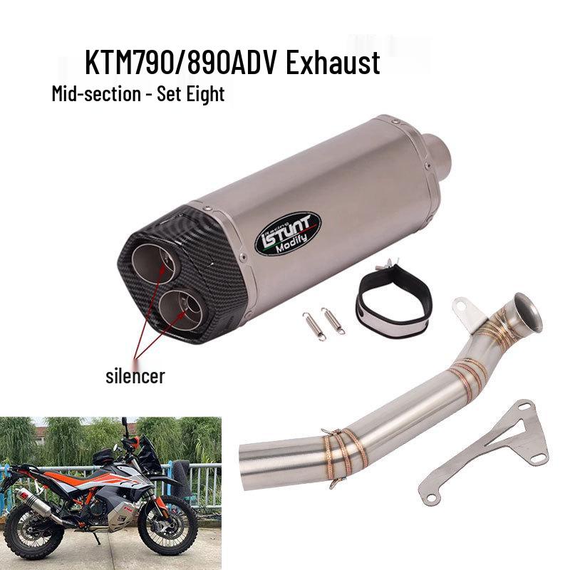 Exhaust Modification Mid-Pipe for KTM 790/890 ADV Motorcycles