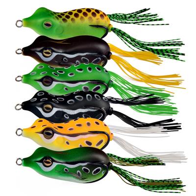 Classic Black Thunder Frog Black Fish Fishing Bait Road Ya Fish Bait Rock Fishing Biomimetic Frog Long Range Fishing Fake Bait