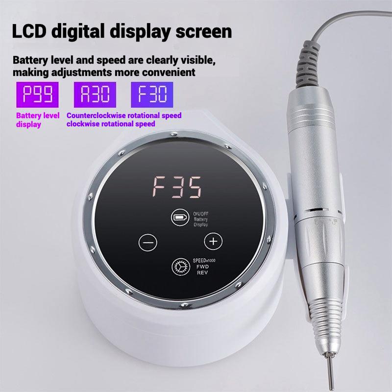 Strong-R7 Professional Nail Polisher/adjustable Speed/nail Polishing/carving/manicure Electric Polisher