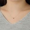 [ESTELLE] ESTELLE [WEB Exclusive Item] January Birthstone Garnet K18 Pink Gold Necklace 0351-9583-0019-0000
