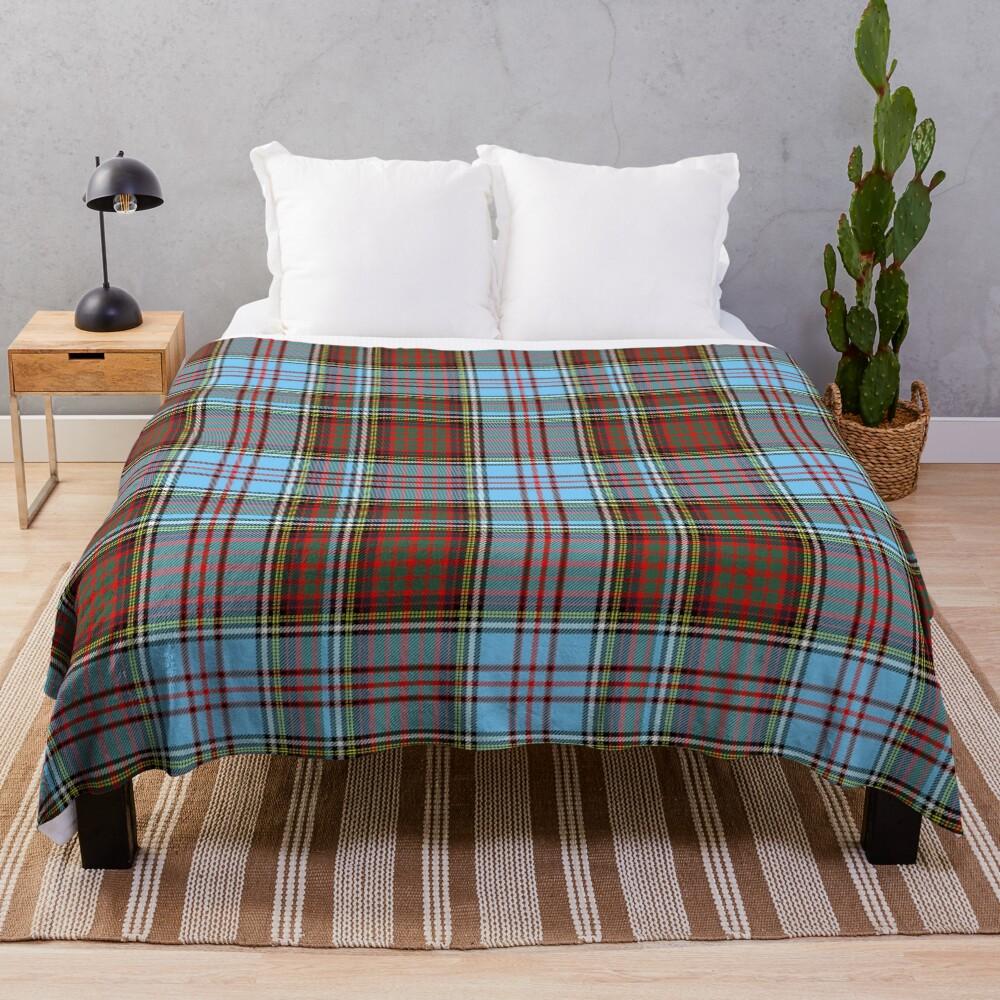 Clan Anderson Ancient Tartan Throw Blanket
