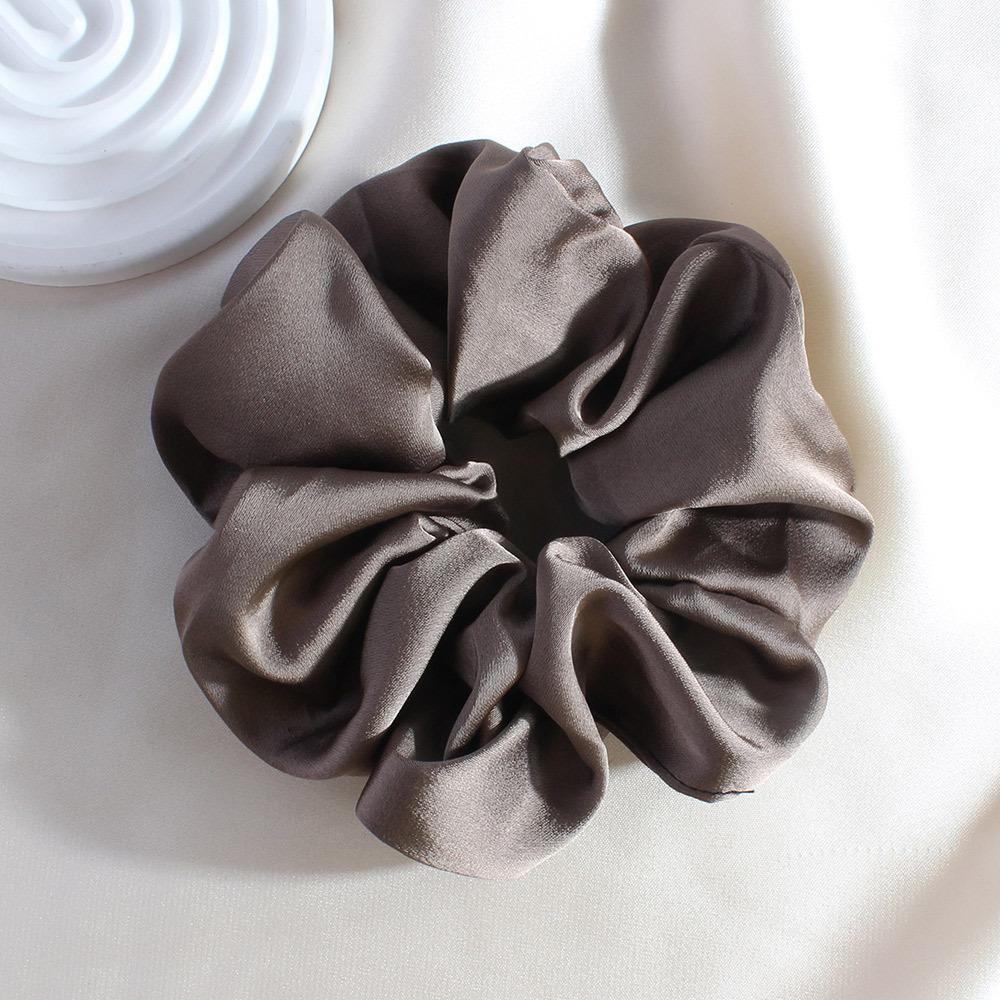 

New French Style Large Hair Tie High Elasticity Hair Band for Women High-End Scrunchie Ins сірий колір