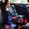 1pc Colorful Galactic Lion Blanket  Seasonal Home Decorative Throw for Room, Living Room, Travel, Camping, Car Blankets