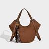 Exquisite Vintage Suede Feel Underarm Bag 2025 New Cross-Border Trendy Fashion Single Shoulder Large Commuter Tote Bag